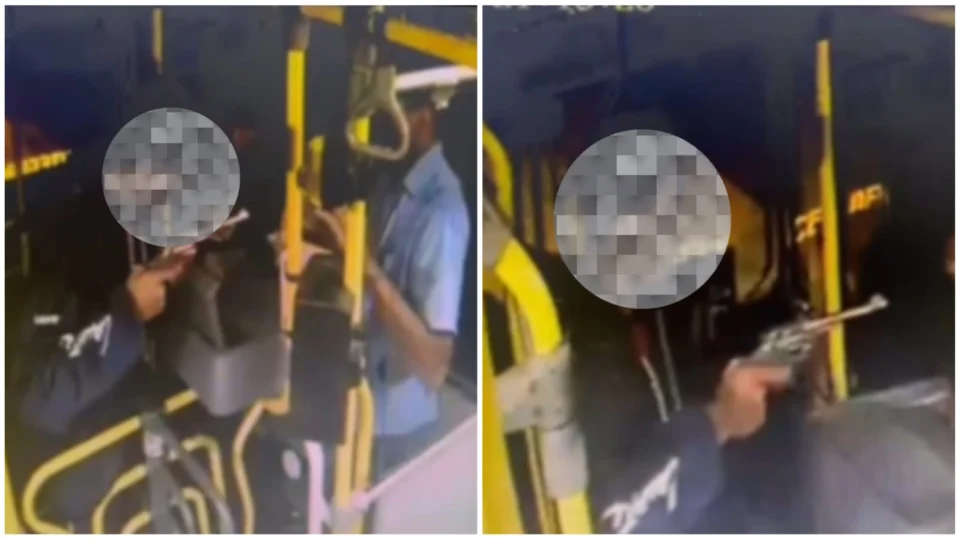 VÍDEO: cobrador é morto com tiro na cabeça durante assalto em ônibus no DF