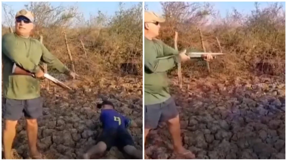 VÍDEO: fazendeiro aponta arma para pescadores após suposta invasão no MA