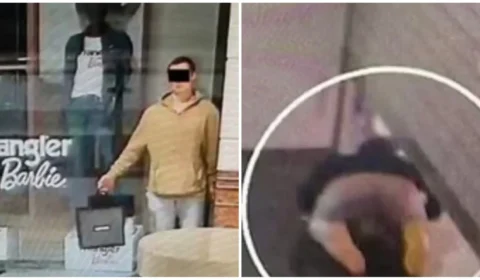 VÍDEO: homem se finge de manequim para furtar shopping na Polônia