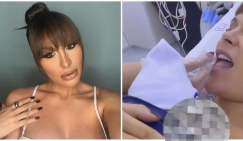 VÍDEO: ‘Mendigata’ come placenta de seu 1° filho logo após o parto