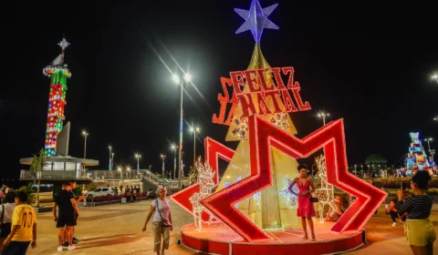 Natal em Boa Vista-RR: acendimento de luzes marca início do período na capital