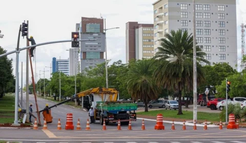 Montagem do Túnel de Luzes de Natal inicia interdições temporárias em Palmas
