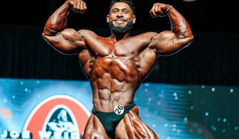 Fisiculturista acreano Ramon Dino é vice-campeão do Mr. Olympia 2023