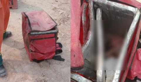 Feto é deixado dentro de mochila de delivery em ‘lixão’ de Manaus 