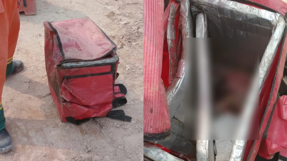 Feto é deixado dentro de mochila de delivery em ‘lixão’ de Manaus 