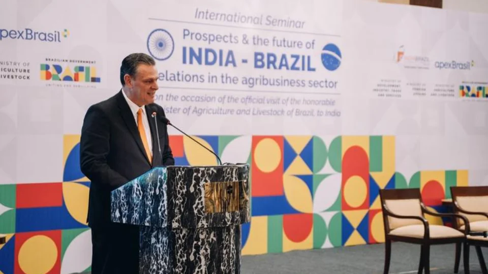 Fávaro fortalece oportunidades comerciais entre Brasil e Índia