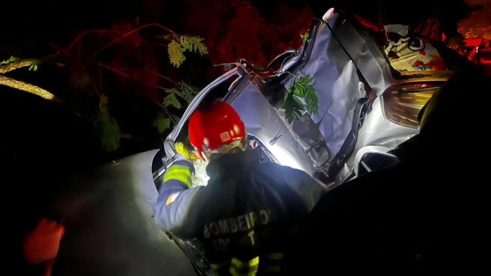 Motorista morre após carro sair da pista e bater em árvore no norte do TO