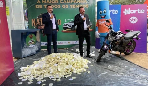 Natalzão CDL sorteia uma moto 0 km ao vivo na TV Norte Tocantins