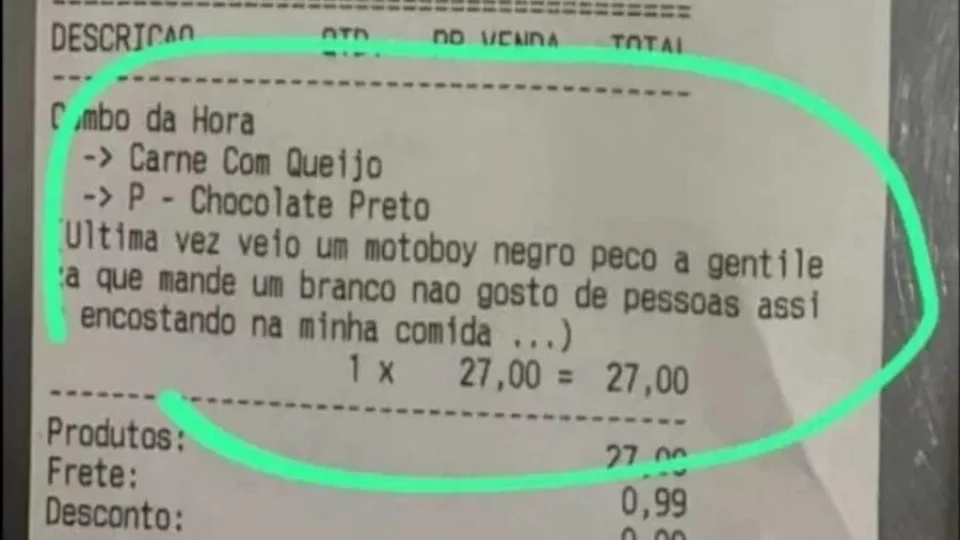 Dono de pastelaria forja caso de racismo contra si e publica nas redes sociais