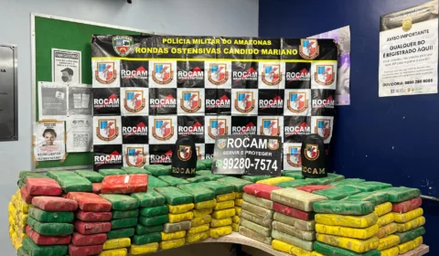 Homem é preso com cerca de 285 quilos de cocaína em avenida de Manaus 