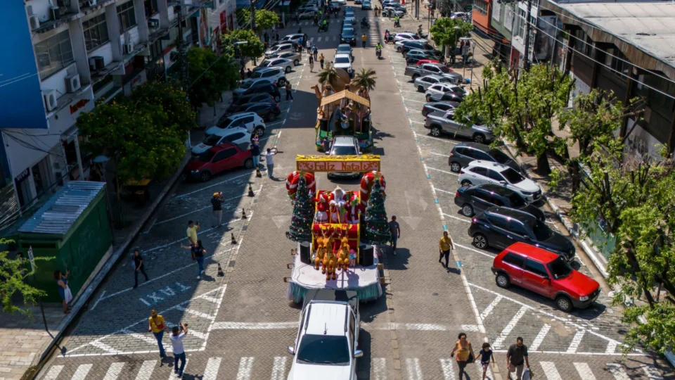 ‘Parada Natalina’ acontece no Centro de Manaus nesta terça-feira, 28