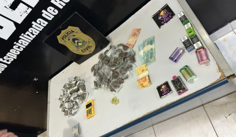 Motorista de aplicativo suspeito de tráfico de drogas é preso no TO