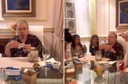 VÍDEO: Silvio Santos aparece com a família comemorando o Dia de Ação de Graças