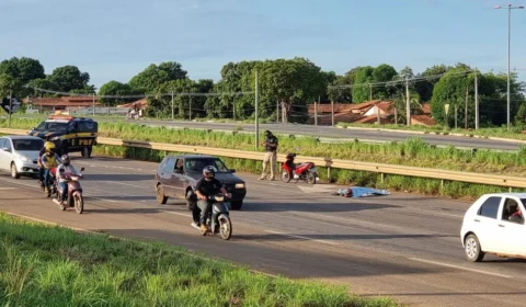 Pneu de moto estoura e mulher morre ao cair de moto na BR-010 no TO