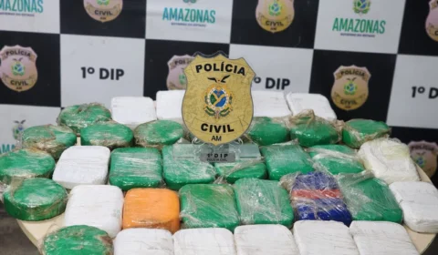 Três homens são presos durante entrega de cocaína avaliada em R$ 700 mil no AM