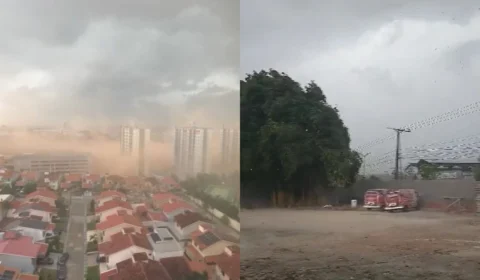 VÍDEO: ventanias com rajadas são registradas em várias zonas de Manaus 