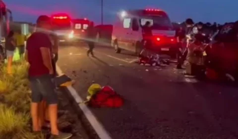 Acidente fatal deixa três mortos e três feridos na RR-205, em Roraima