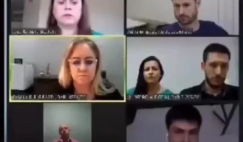 VÍDEO: juíza catarinense se exalta e grita com testemunha “bocudo”