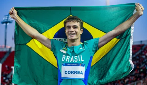 Brasil é ouro com Gallina nos 200m e nos 4x100m; Ana Carolina é bronze