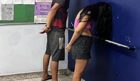 Casal é preso com drogas em beco de Manaus