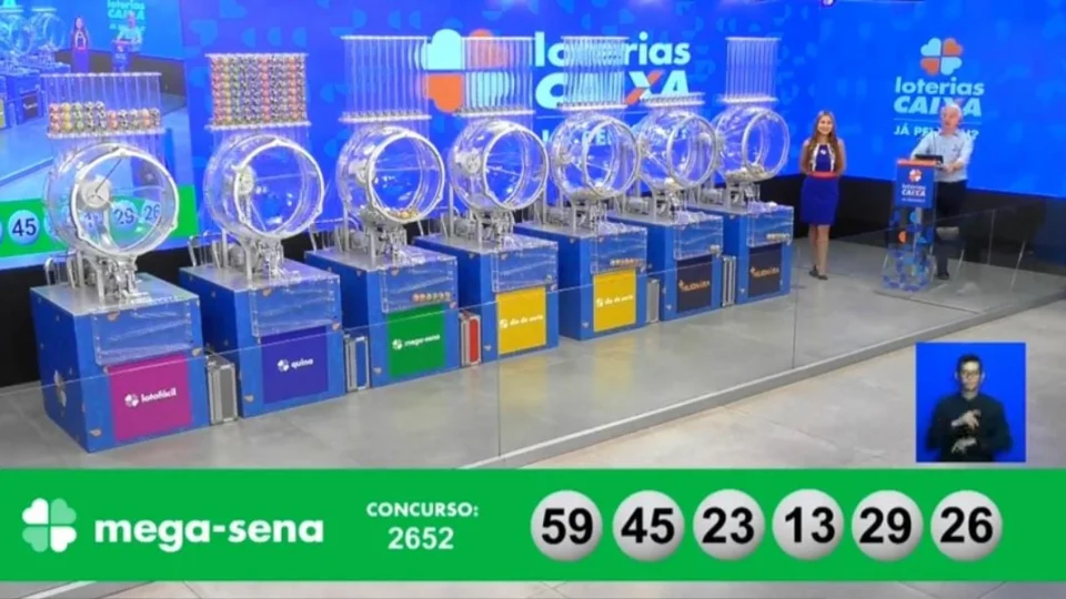VÍDEO: confira números sorteados na Mega-Sena 2652 neste sábado, 4