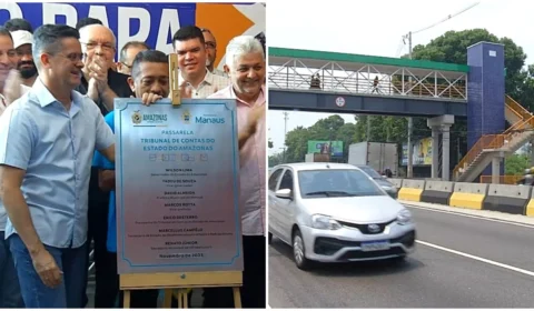 VÍDEO: passarela da Avenida Ephigênio Sales é inaugurada em Manaus