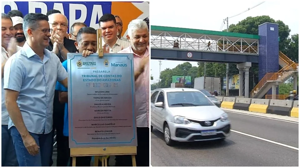 VÍDEO: passarela da Avenida Ephigênio Sales é inaugurada em Manaus
