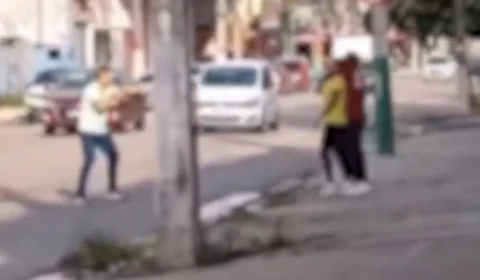 VÍDEO: policial à paisana liberta refém de assalto em farmácia no Pará