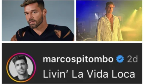 Instagram: Rick Martin segue ator Marcos Pitombo que publica: Livin ‘La Vida Loka’