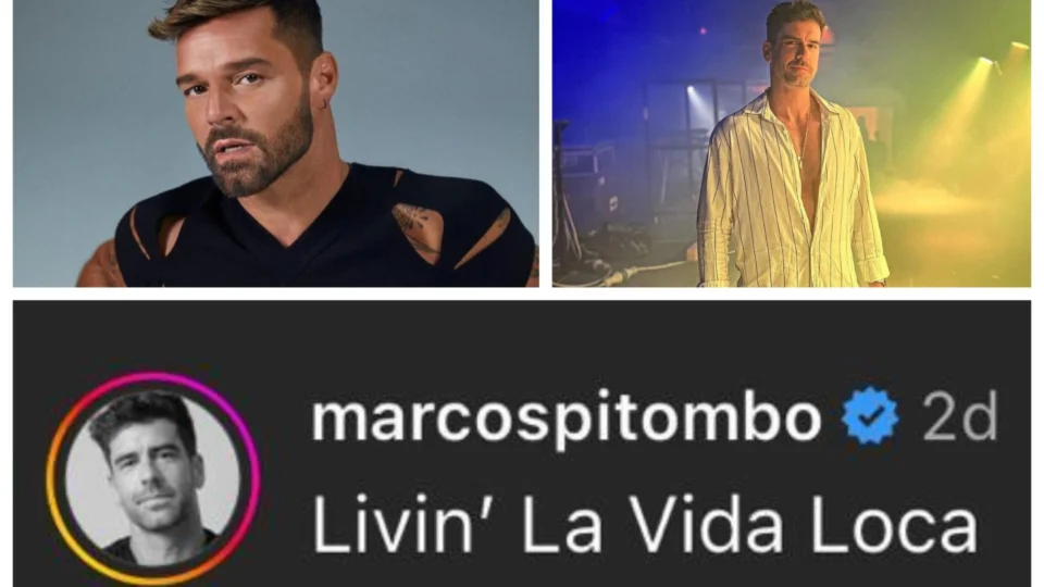 Instagram: Rick Martin segue ator Marcos Pitombo que publica: Livin ‘La Vida Loka’