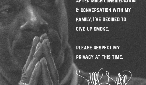 Snoop Dogg surpreende fãs ao anunciar que parou de fumar maconha