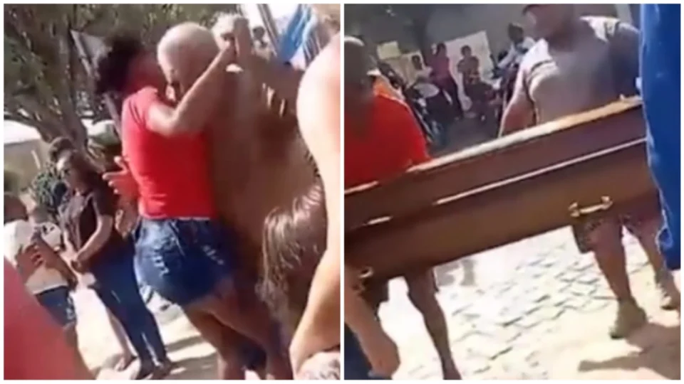 VÍDEO: familiares homenageiam morto com forró durante velório no RN