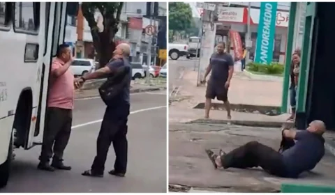 VÍDEO: motorista de ônibus troca socos com idoso em Manaus; confira
