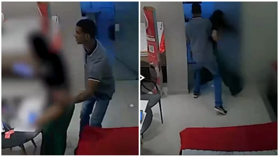 VÍDEO: vendedora de colchões escapa de estupro dentro de loja em SP