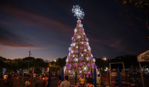Luzes das árvores de natal serão acesas neste sábado, 2, em Boa Vista-RR