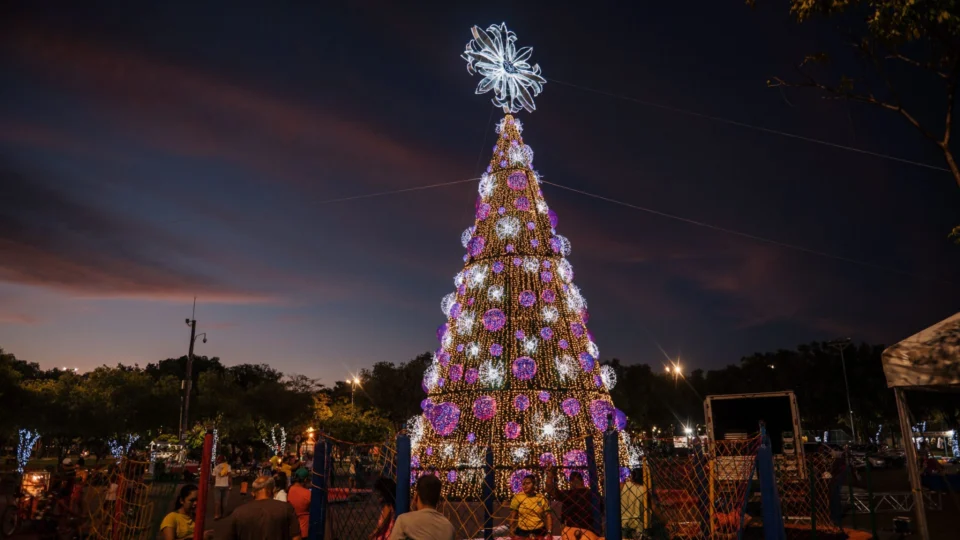Luzes das árvores de natal serão acesas neste sábado, 2, em Boa Vista-RR