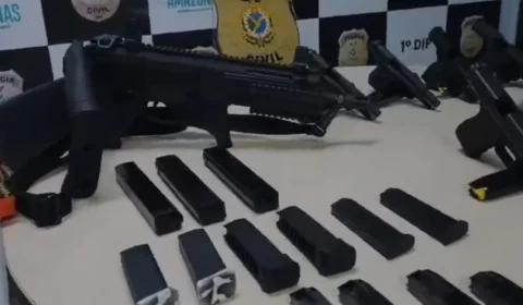 VÍDEO: ‘Senhor das Armas’ é preso com submetralhadora e 30 mil munições no AM