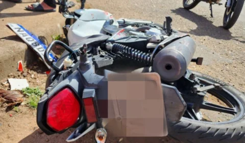 Jovem fratura perna em acidente nesta segunda-feira,18, em Boa Vista-RR