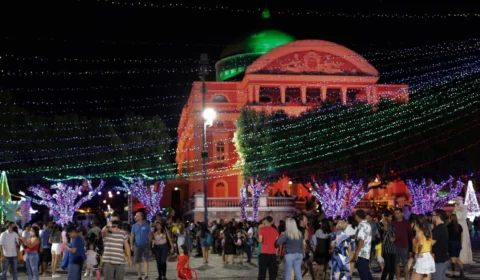 Mundo Encantado do Natal começa no Largo de São Sebastião, em Manaus