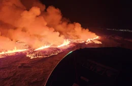 Veja o exato momento do início da erupção do vulcão na Islândia