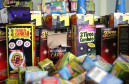 Procon apreende 164 caixas de fogos de artifício com estampido no Acre