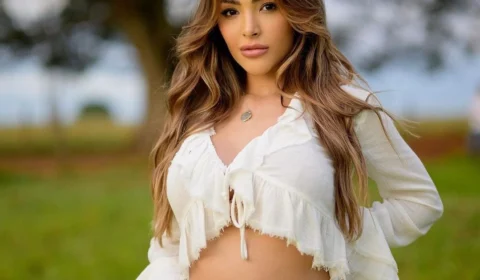 Gabi Luthai, mulher de Teo Teló, conta que perdeu um dos gêmeos