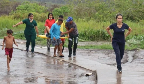 Viatura da FEMARH se envolve em acidente em Caroebe-RR