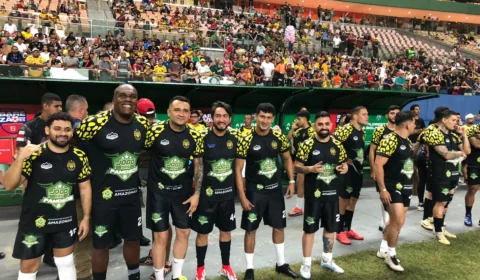 Veja a galeria de fotos do Jogo dos Famosos em Manaus
