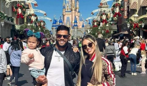 Hulk e Yuri Alberto aproveitam férias com a família em Orlando