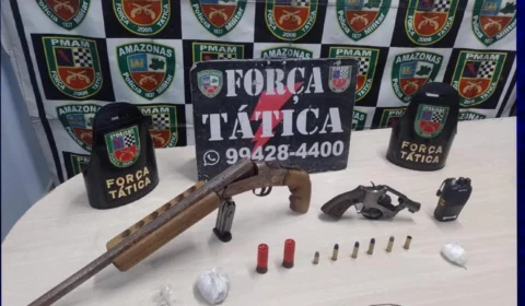 Em 24 horas, seis armas são apreendidas em ações policiais no AM