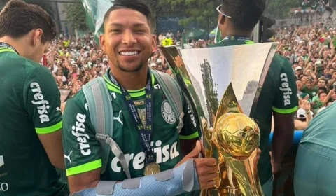 Rony revela inspiração em Luis Suárez para ser o centroavante no Palmeiras