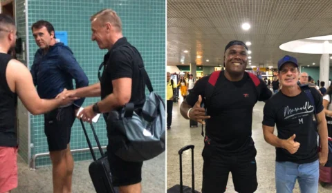 Petkovic, Túlio Maravilha e ‘Anjinho do Flamengo’ desembarcam em Manaus na madrugada deste sábado, 9