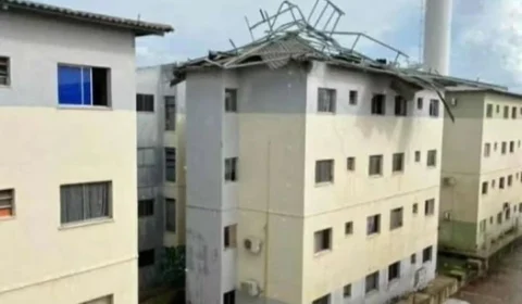 Vídeo: chuva rápida causa estragos em residencial de Palmas