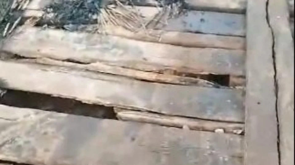 VÍDEO: ponte de acesso à Lizarda do Tocantins é incendiada